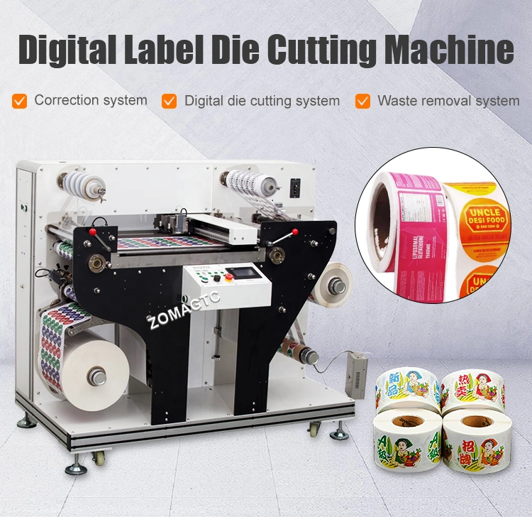 Hot Selling High Speed Digital Label Die Cutting Laminating Slitting Rewinding All in One Machine Label Die Cutting Machine